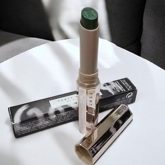 Fenty Beauty Other - Fenty Beauty “Mattemoiselle” Lipstick – Midnight Wasabi Green Plush Matte Finish
